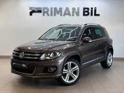 Brun Begagnad 2014 VW Tiguan R-line SUV | 139 900 kr (Marknadspris)