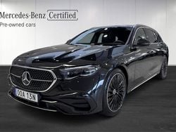 Svart (black) Begagnad 2025 Mercedes E300 AMG Kombi | 749 900 kr (Bra pris)