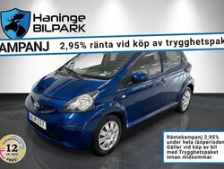 Blå Begagnad 2007 Toyota Aygo Halvkombi | 54 900 kr (Marknadspris)