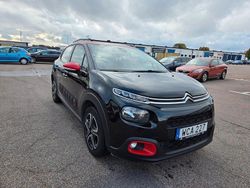 Svart Begagnad 2018 Citroën C3 Halvkombi | 84 900 kr (Bra pris)