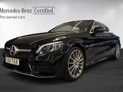 Svartmetallic Begagnad 2021 Mercedes C300 AMG Line Premium Plus Cab | 474 899 kr (Marknadspris)