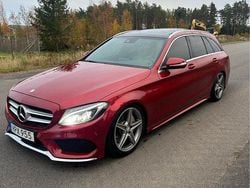 Röd Begagnad 2016 Mercedes C250 AMG Kombi | 164 000 kr (Marknadspris)