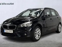 Svart Begagnad 2015 BMW 218 Active Tourer Advantage Minibuss | 124 900 kr (Marknadspris)