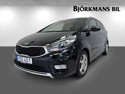Svart (cherry black) Begagnad 2017 Kia Carens Advance Minibuss | 159 900 kr (Marknadspris)