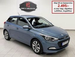 Blå Begagnad 2015 Hyundai i20 Comfort Halvkombi | 89 000 kr (Marknadspris)