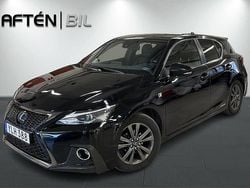 Svart Begagnad 2018 Lexus CT200h Sport Line Halvkombi | 209 900 kr