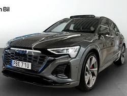 Grå (daytonagrå pärleffekt) Begagnad 2023 Audi Q8 e-tron S-Line SUV | 669 000 kr (Bra pris)