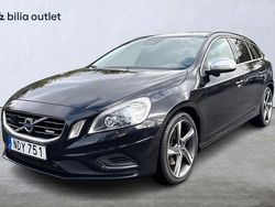Svart Begagnad 2012 Volvo V60 R-Design Kombi | 199 900 kr (Marknadspris)