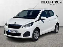 Vit Begagnad 2015 Peugeot 108 Halvkombi | 64 900 kr (Marknadspris)