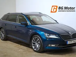 Mörkblå Begagnad 2017 Skoda Superb LAURIN & KLEMENT Kombi | 184 900 kr (Bra pris)