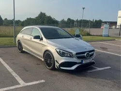 Silver Begagnad 2018 Mercedes CLA45 AMG Shooting Brake AMG Kombi | 390 000 kr