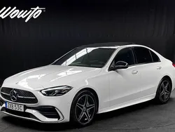 Vit Begagnad 2023 Mercedes C200 AMG Sedan | 529 800 kr