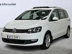 Vit Begagnad 2019 VW Sharan Minibuss | 269 900 kr (Lite dyr)