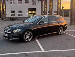 Svart Begagnad 2017 Mercedes E350 AMG Kombi | 244 000 kr (Marknadspris)