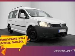 Vit Begagnad 2013 VW Caddy Maxi Life Life Minibuss | 159 900 kr (Marknadspris)