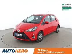 Röd Begagnad 2017 Toyota Yaris Halvkombi | 124 000 kr (Marknadspris)