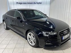 Svart Begagnad 2015 Audi A5 Sportback S-Line Halvkombi | 184 900 kr (Marknadspris)