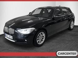 Svart Begagnad 2012 BMW 118 Urban Line Halvkombi | 114 500 kr (Marknadspris)