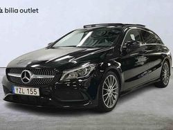 Svart Begagnad 2018 Mercedes CLA200 Shooting Brake Kombi | 209 900 kr (Marknadspris)