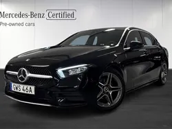 Svart (black) Begagnad 2022 Mercedes A180 AMG Kombi | 309 900 kr (Lite dyr)