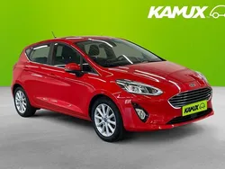 Röd Begagnad 2020 Ford Fiesta Titanium Halvkombi | 134 700 kr (Marknadspris)