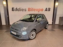 Grå Begagnad 2018 Fiat 500 Lounge Halvkombi | 109 900 kr (Lite dyr)