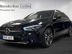 Svart Begagnad 2024 Mercedes CLA250e Shooting Brake Kombi | 399 000 kr (Marknadspris)