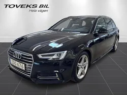 Svart (brilliantsvart) Begagnad 2018 Audi A4 S-Line Kombi | 247 900 kr (Marknadspris)