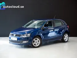Blå Begagnad 2011 VW Polo Halvkombi | 79 800 kr (Marknadspris)