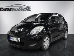Svart Begagnad 2009 Toyota Yaris Halvkombi | 44 900 kr (Marknadspris)