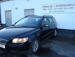 Svart Begagnad 2007 Volvo V50 Kinetic Kombi | 53 500 kr (Lite dyr)