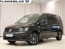 Svart (deep black pärleffekt) Begagnad 2017 VW Caddy Maxi Minibuss | 154 900 kr (Marknadspris)