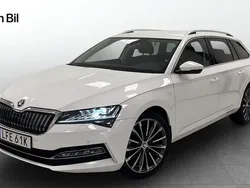 Vit Begagnad 2021 Skoda Superb LAURIN & KLEMENT Kombi | 329 900 kr (Marknadspris)