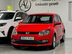 Röd Begagnad 2016 VW Polo S Halvkombi | 94 900 kr (Marknadspris)