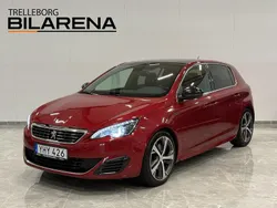 Ljusröd (röd) Begagnad 2016 Peugeot 308 GTi Halvkombi | 124 900 kr (Marknadspris)