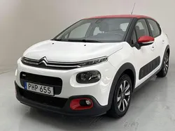 Vit Begagnad 2017 Citroën C3 Feel Halvkombi | 93 000 kr (Marknadspris)