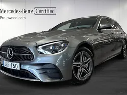 Grå (selenitgrå metallic ) Begagnad 2023 Mercedes E300 AMG Kombi | 509 000 kr (Superpris)