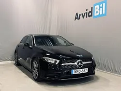 Svart Begagnad 2020 Mercedes A180 AMG Halvkombi | 249 800 kr (Marknadspris)