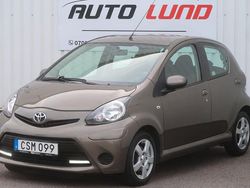 Brun (brunmetallic) Begagnad 2014 Toyota Aygo Halvkombi | 55 000 kr (Marknadspris)