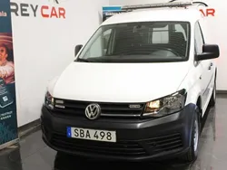 Vit Begagnad 2018 VW Caddy Minibuss | 169 900 kr (Marknadspris)
