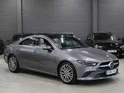 Mörkgrå (grå metallic) Begagnad 2020 Mercedes CLA200 Sportkupé | 279 900 kr (Bra pris)
