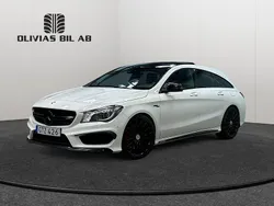 Vit Begagnad 2015 Mercedes CLA45 AMG AMG Kombi | 279 400 kr (Marknadspris)