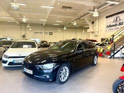 Svart Begagnad 2017 BMW 320 Sport Line Kombi | 178 000 kr (Marknadspris)