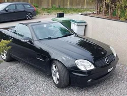 Svart Begagnad 2003 Mercedes SLK200 Cab | 72 000 kr (Dyr)