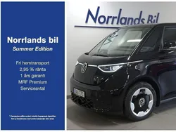 Svart (deep black pärleffekt) Ny 2024 VW ID. Buzz Van | 579 900 kr