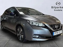 Grå Begagnad 2018 Nissan Leaf 360º Halvkombi | 129 990 kr (Dyr)