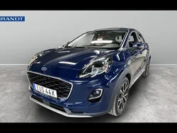 Blå Begagnad 2021 Ford Puma Titanium SUV | 169 900 kr (Marknadspris)
