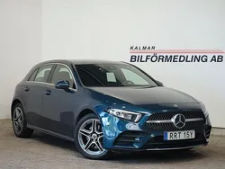 Blå Begagnad 2021 Mercedes A250 AMG Halvkombi | 269 500 kr (Marknadspris)