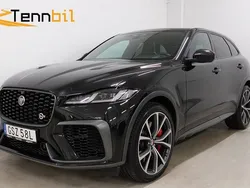 Svart Begagnad 2021 Jaguar F-Pace SVR SUV | 759 900 kr