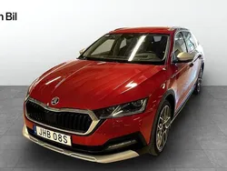 Röd Begagnad 2021 Skoda Octavia Scout Kombi | 294 900 kr (Marknadspris)